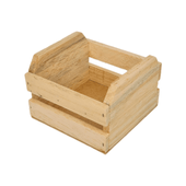 Cachepô Caixote de Madeira Violeta Art Cestas