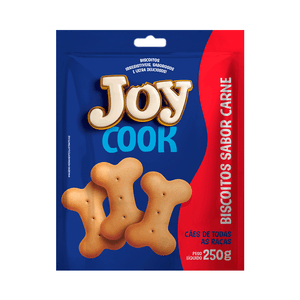 Petisco Biscoito Joy Cook Carne - 250 g