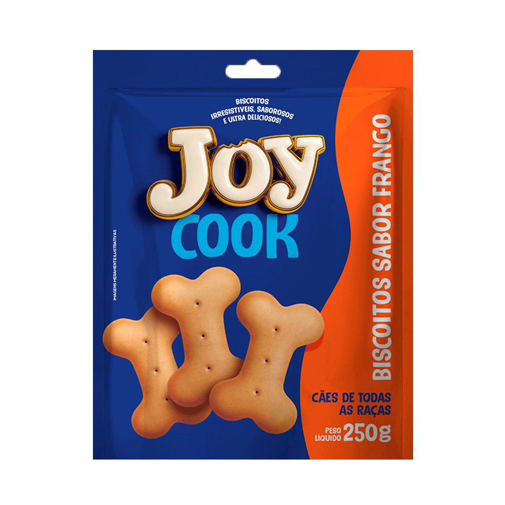 Petisco Biscoito Joy Cook Frango