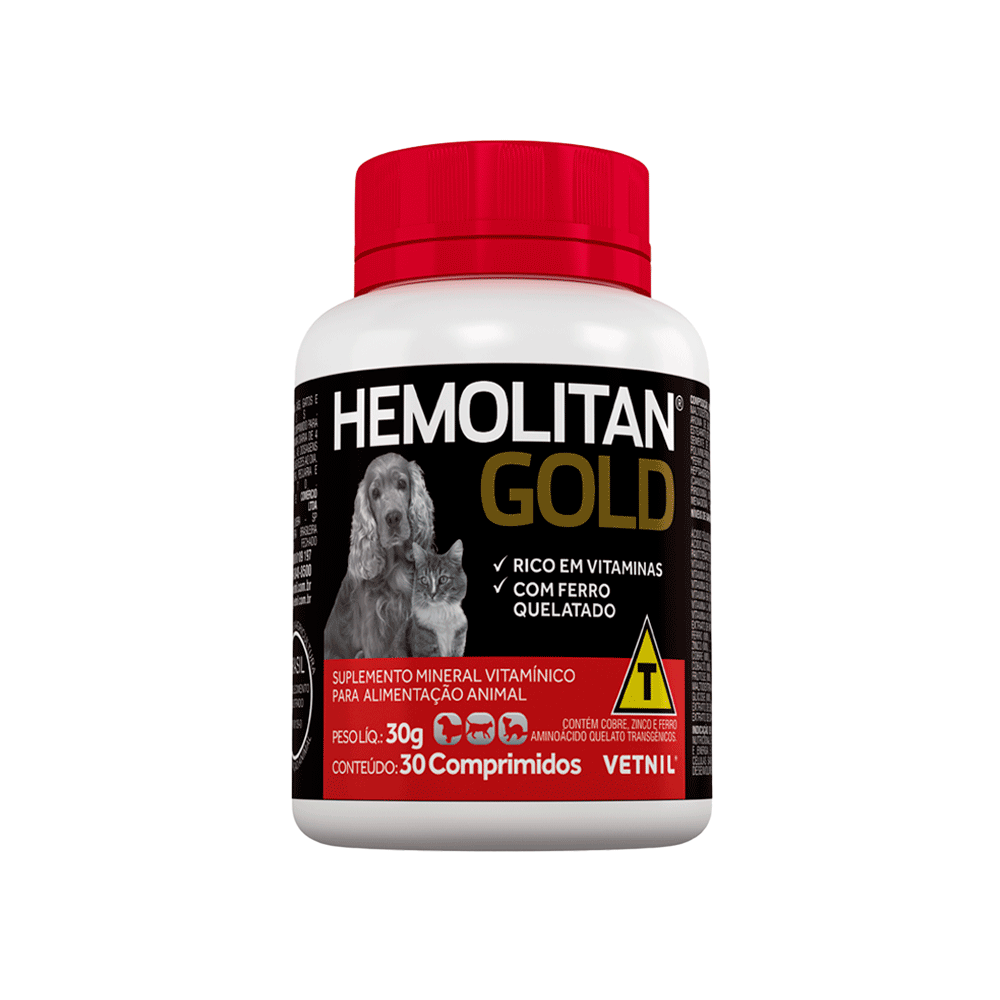 Suplemento Hemolitan Gold 30 comprimidos