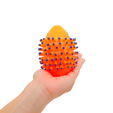 Brinquedo Bolinha de Futebol Americano LCM Laranja na Mão