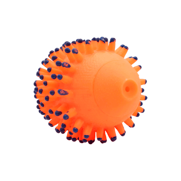 Detalhe do Brinquedo Bolinha de Futebol Americano LCM Laranja