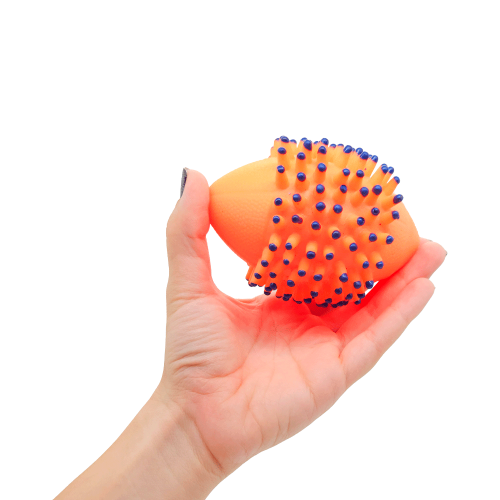 Brinquedo Bolinha de Futebol Americano LCM Laranja