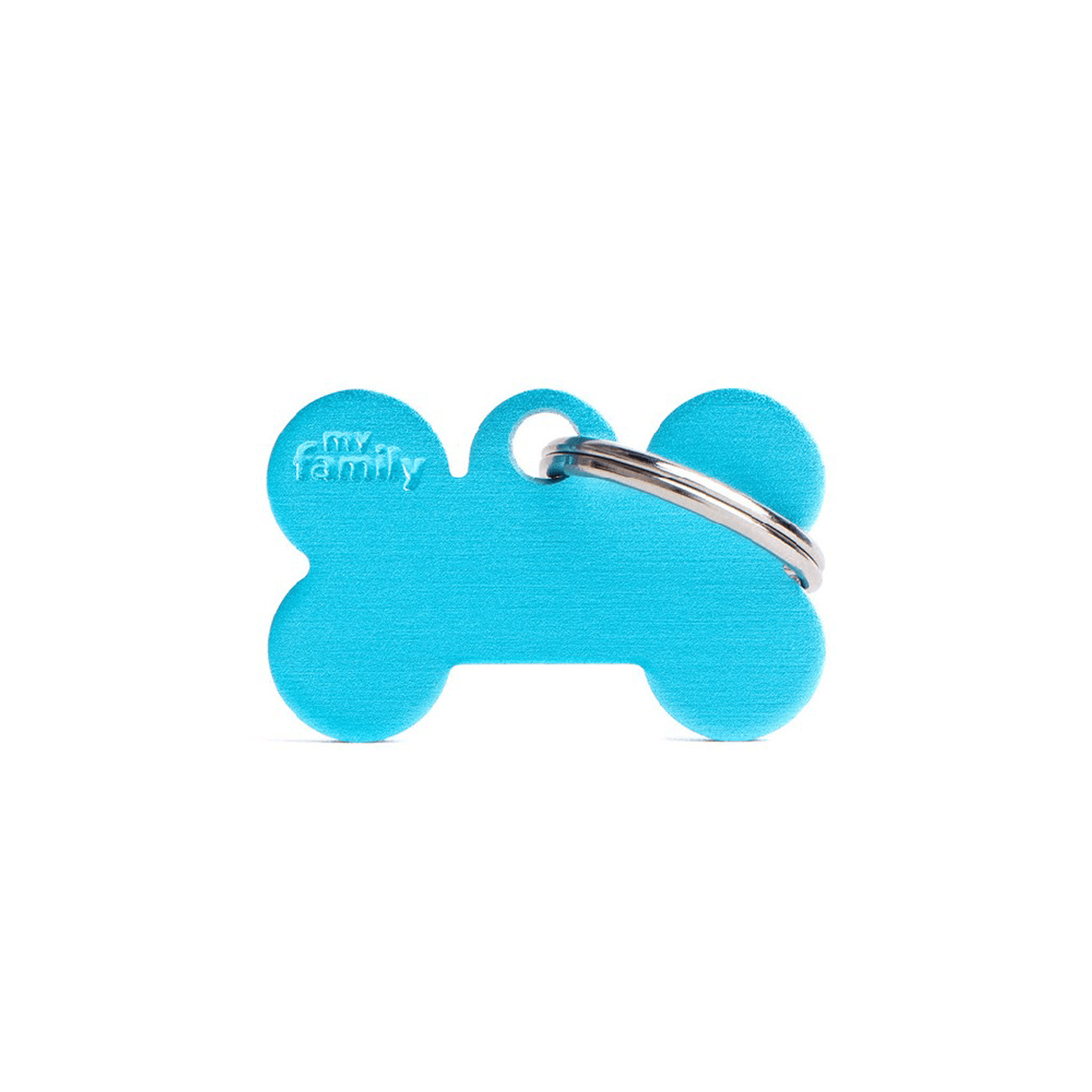 Placa-de-Identificacao-Osso-Aluminio-Azul-Claro-MyFamily-Pequeno