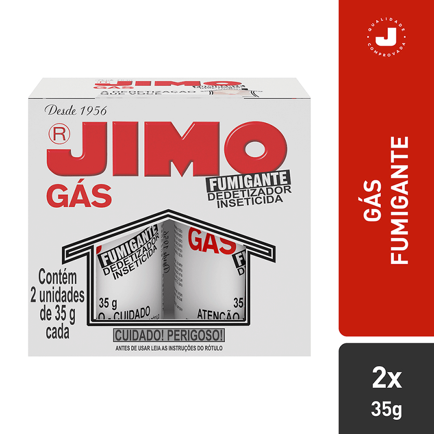 Dedetizador Gás Fumigante Jimo 2 Unidades