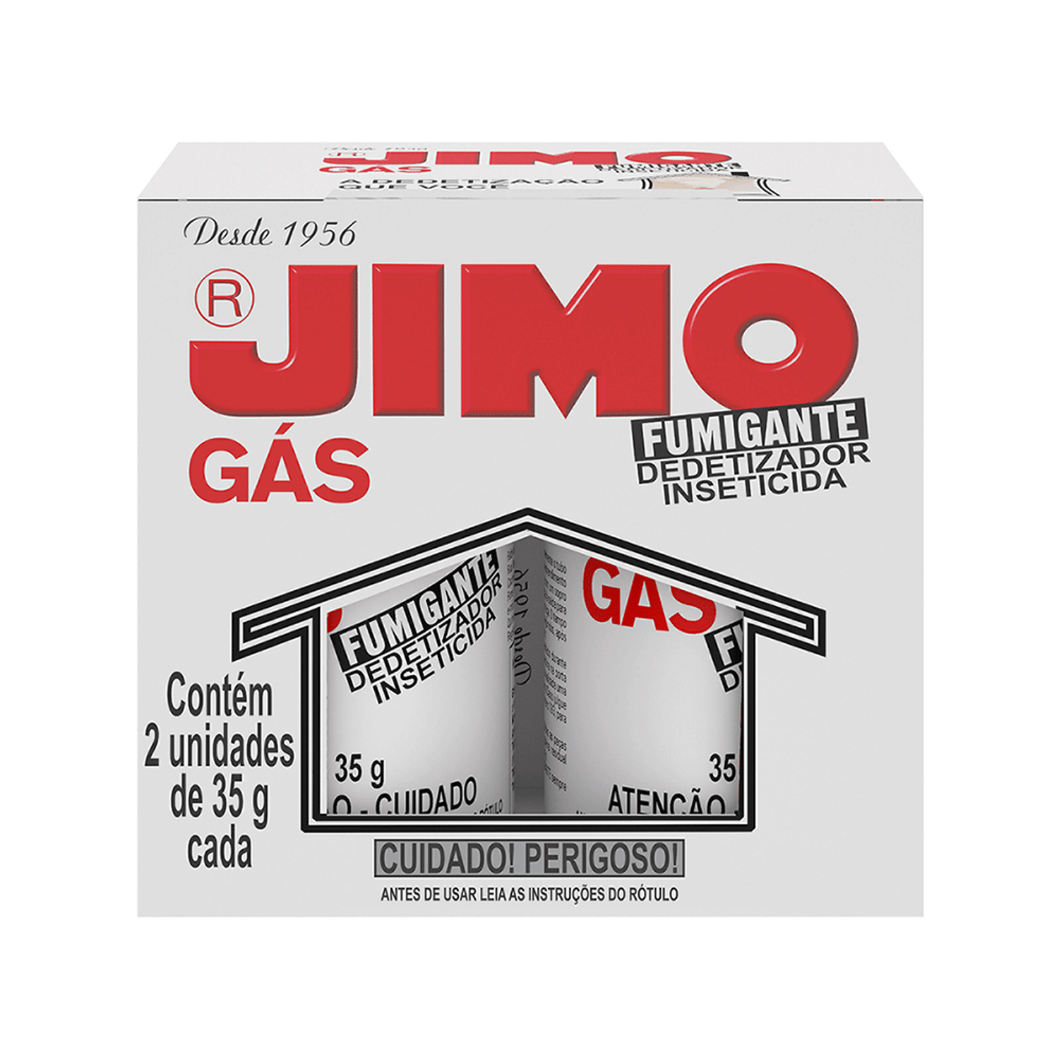 Embalagem do Dedetizador Gás Fumigante Jimo