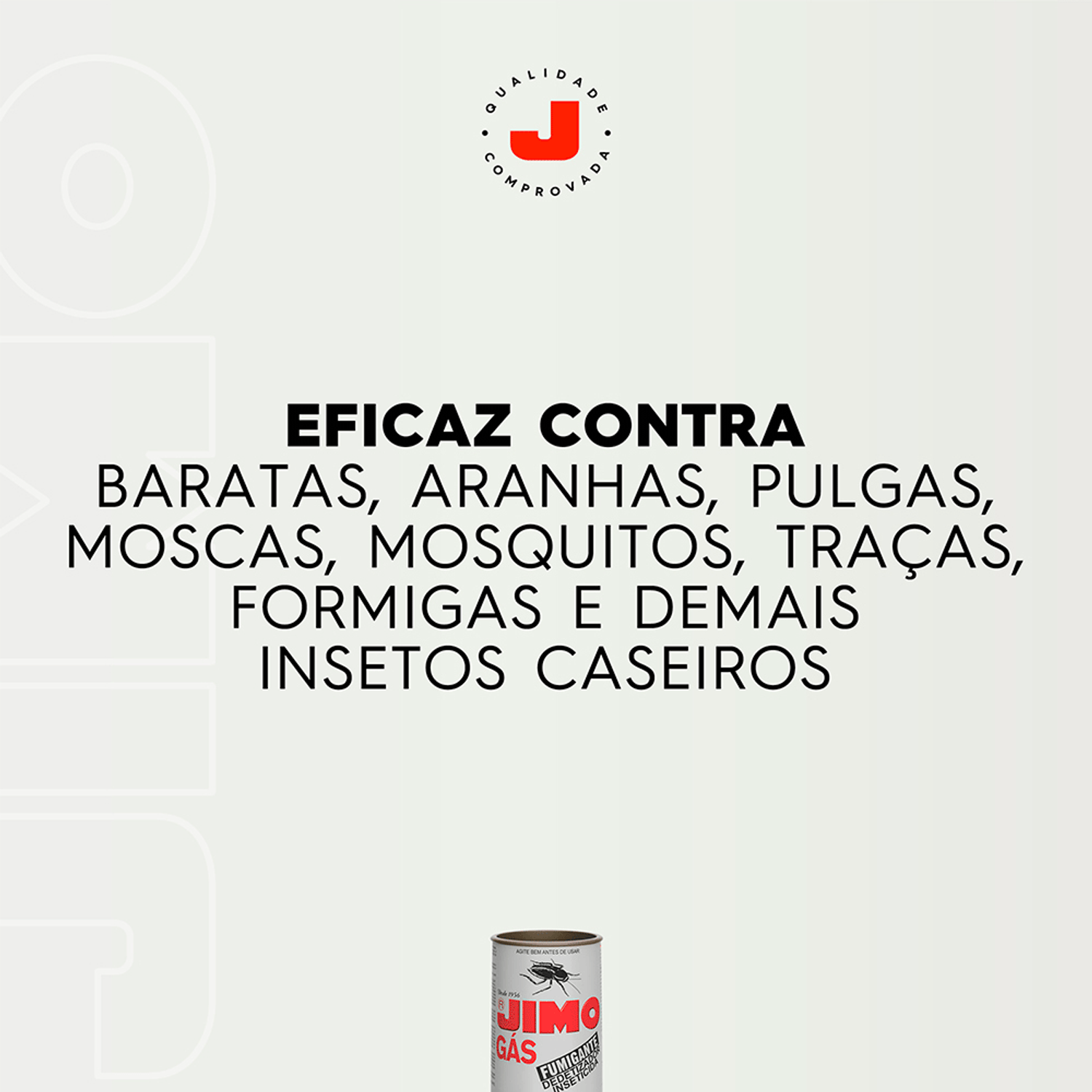 Eficácia do Dedetizador Gás Fumigante Jimo