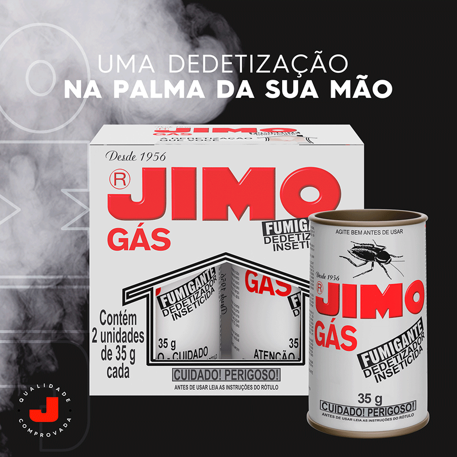 Uma dedetização na palma da mão