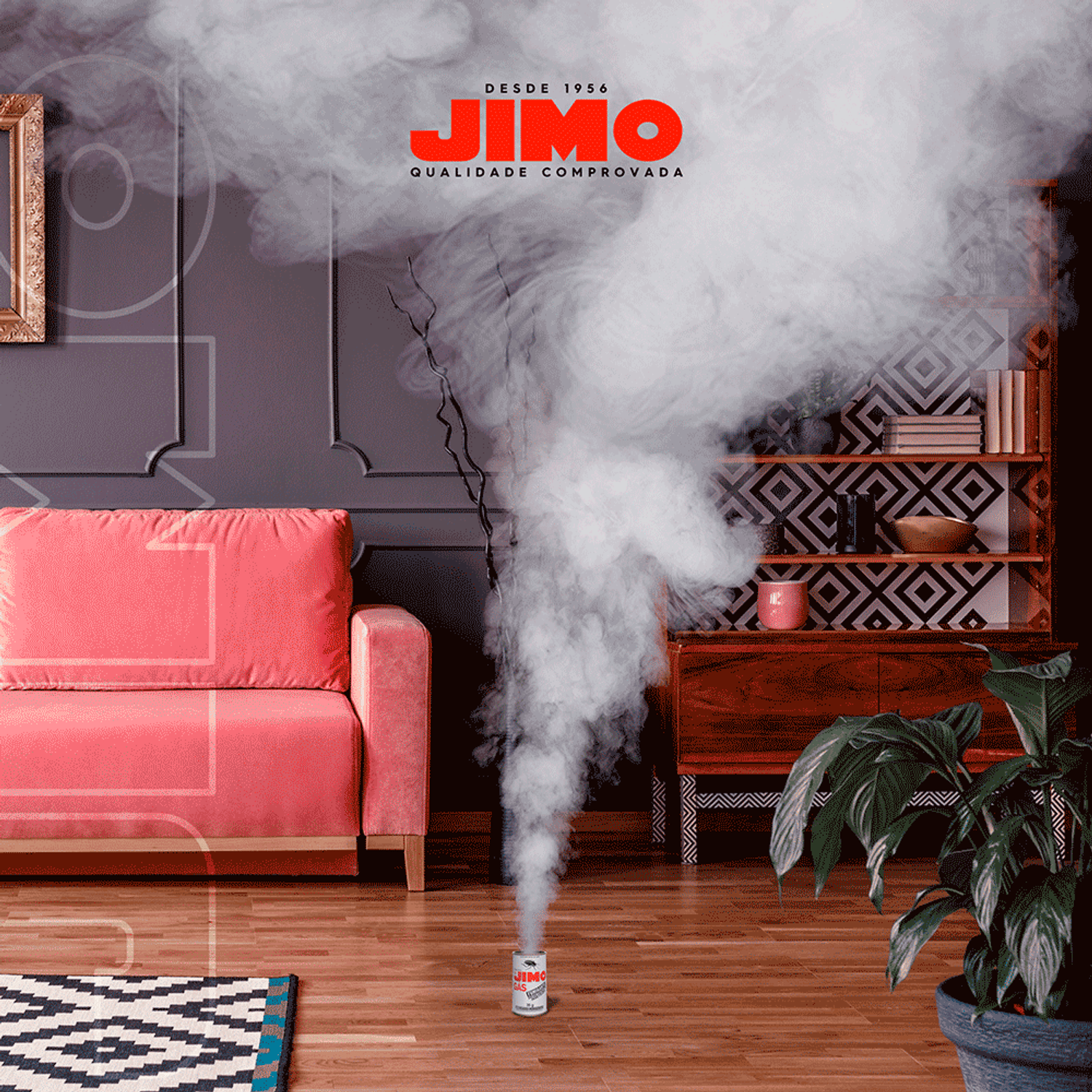 Dedetizador Gás Fumigante Jimo Dentro de Casa