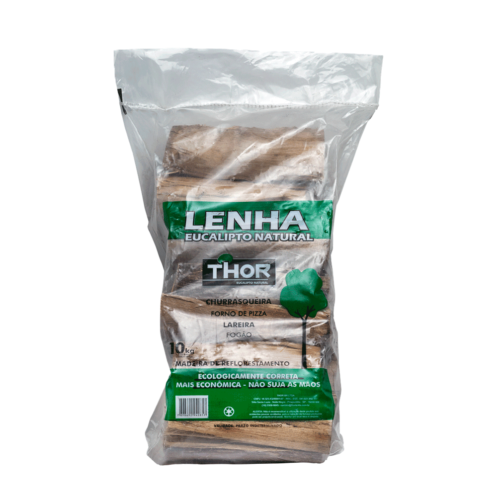 Lenha de Eucalipto Natural Thor