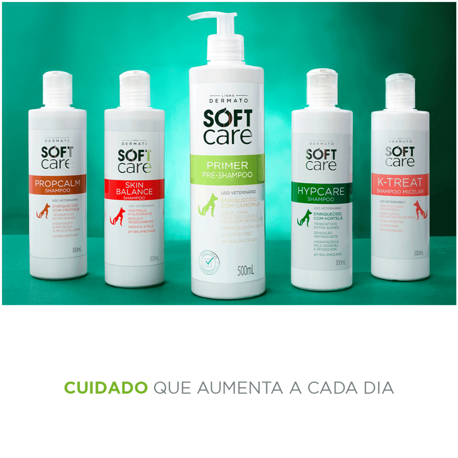 Shampoo Pré-Banho Primer Soft Care linha