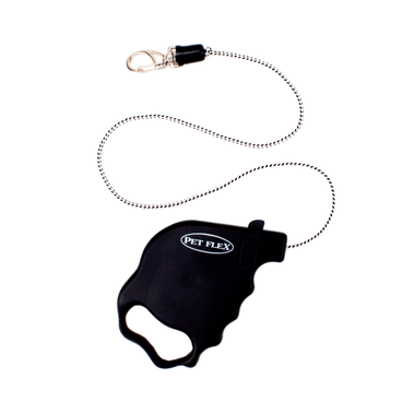 Guia Retrátil Classic Pet Flex Preta 5kg aberta