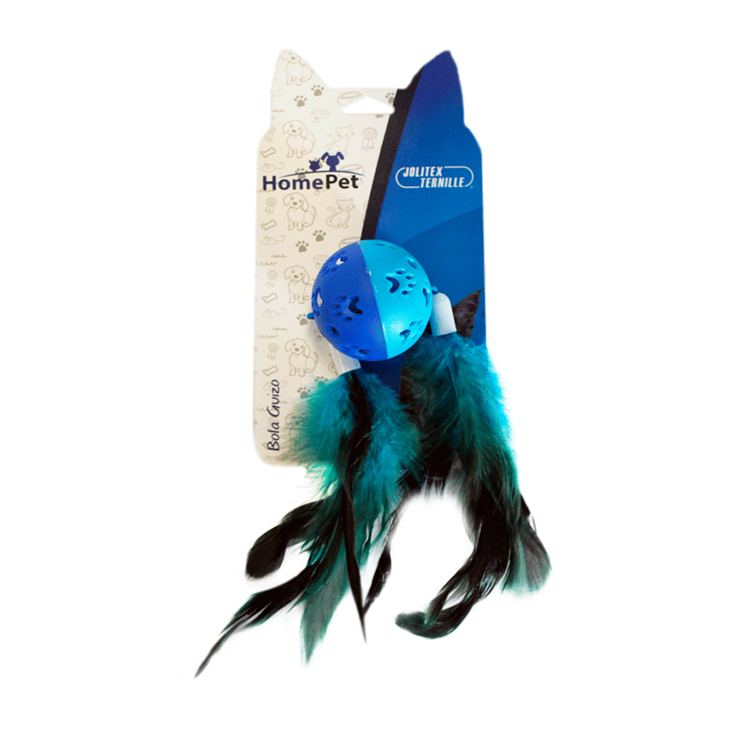 Bolinha com Guizo HomePet Azul