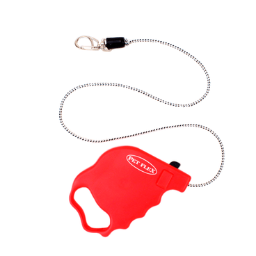Guia Retrátil Classic Pet Flex Vermelha até 5kg - 2 M aberta