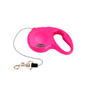 Guia Retrátil Classic Pet Flex Rosa