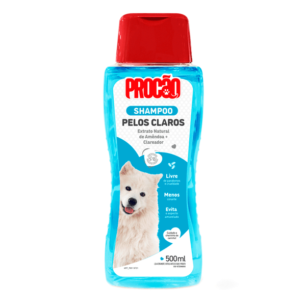 Shampoo Pelos Claros Cães e Gatos Procão 500 ml