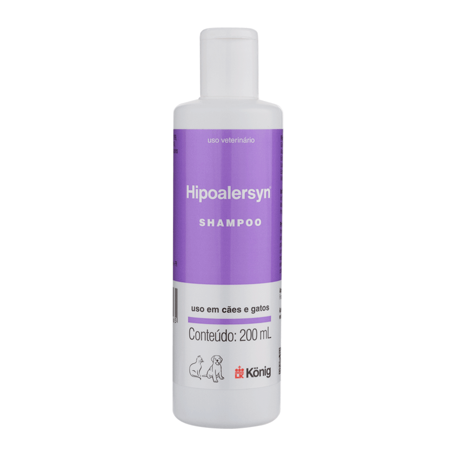 Shampoo Hipoalersyn 200ml para cães e gatos