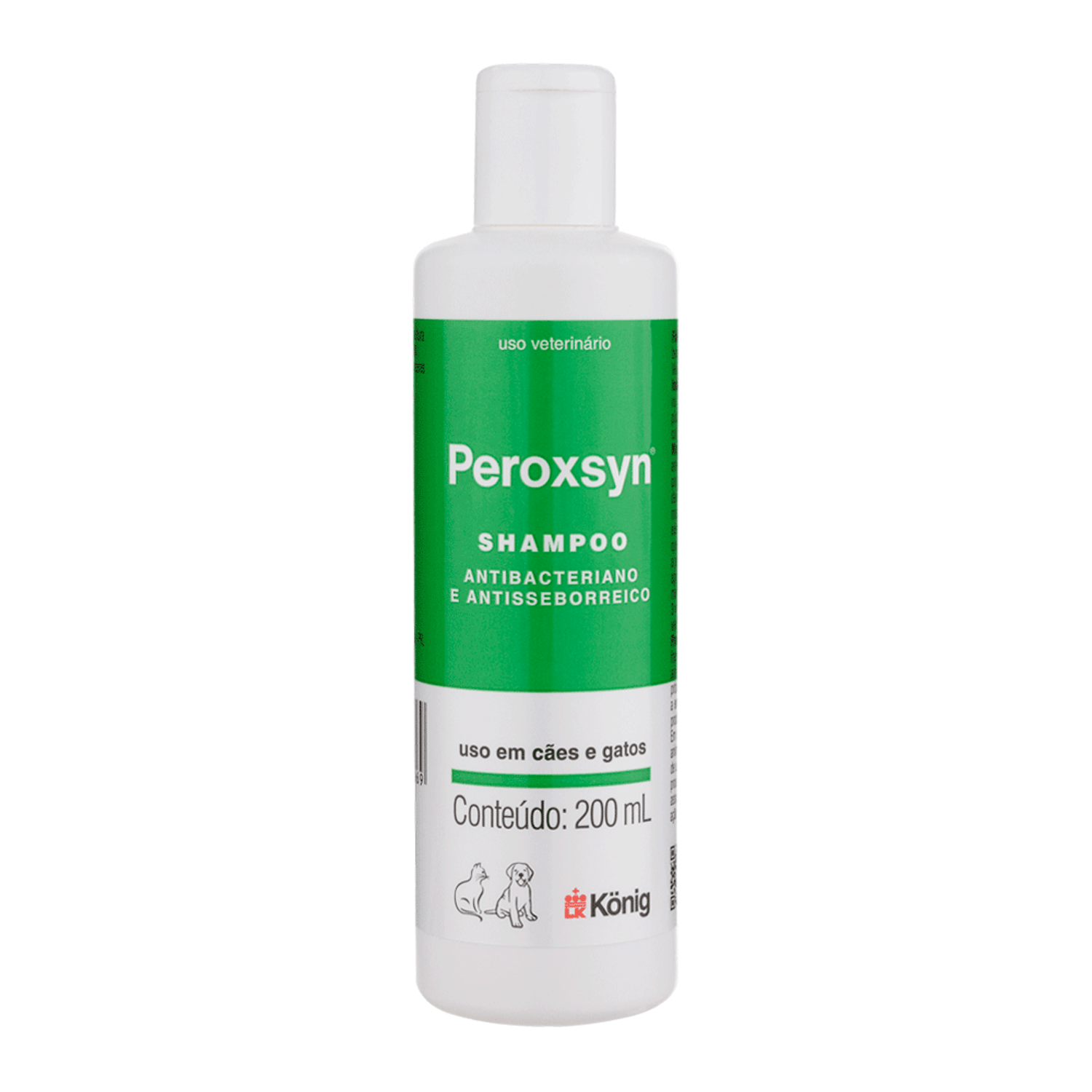 Shampoo Peroxsyn 200ml para cães e gatos