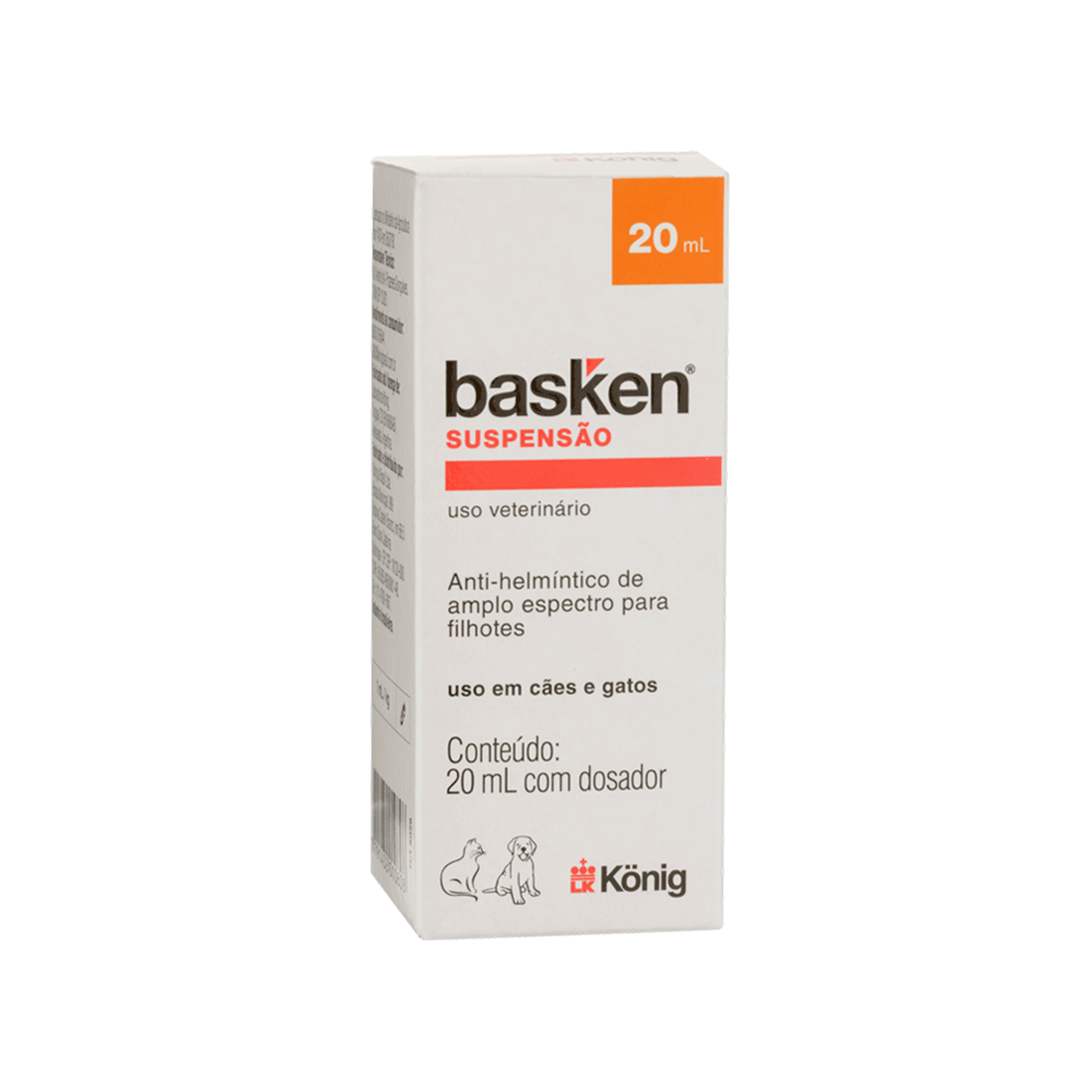 Basken Suspensão 20ml para cães e gatos