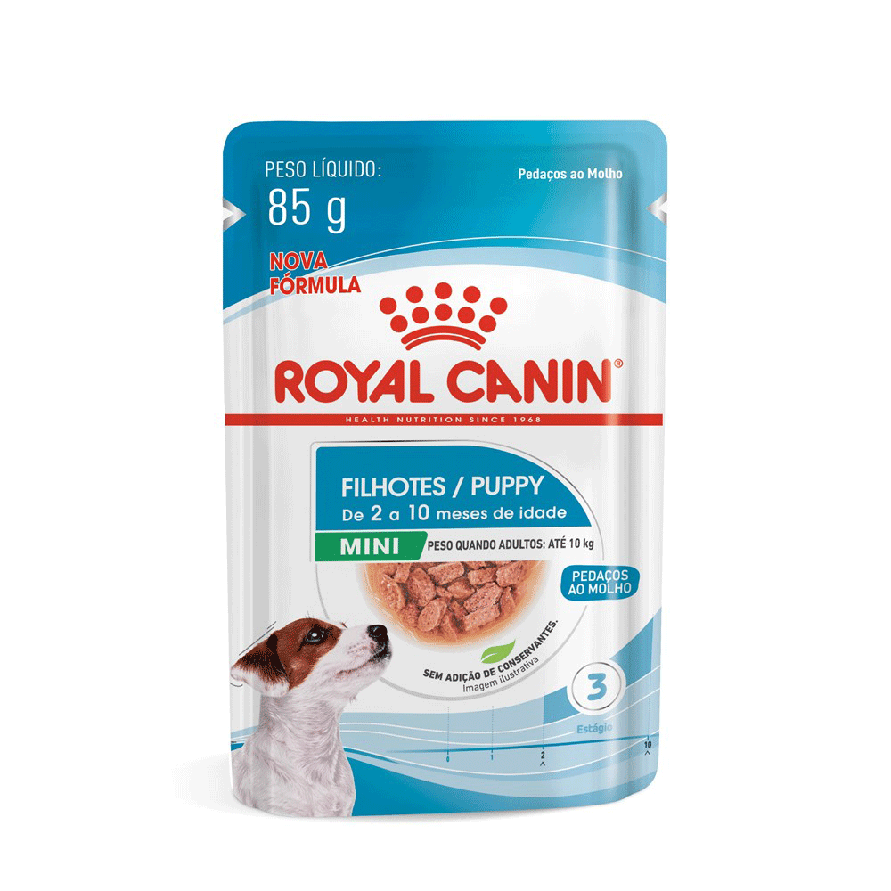 Ração Úmida Royal Canin Mini Puppy Cães Filhotes