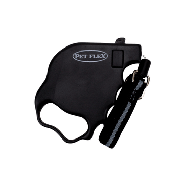 Guia Retrátil Premium Pet Flex Preta até 7kg 3M