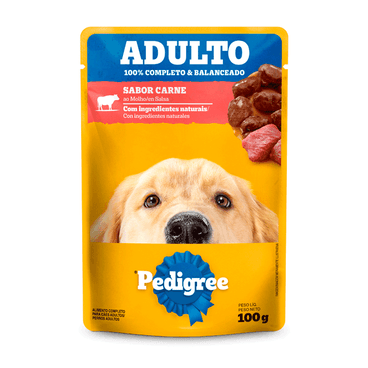 Racao-Umida-Pedigree-Sache-Caes-Adultos-Carne-ao-Molho