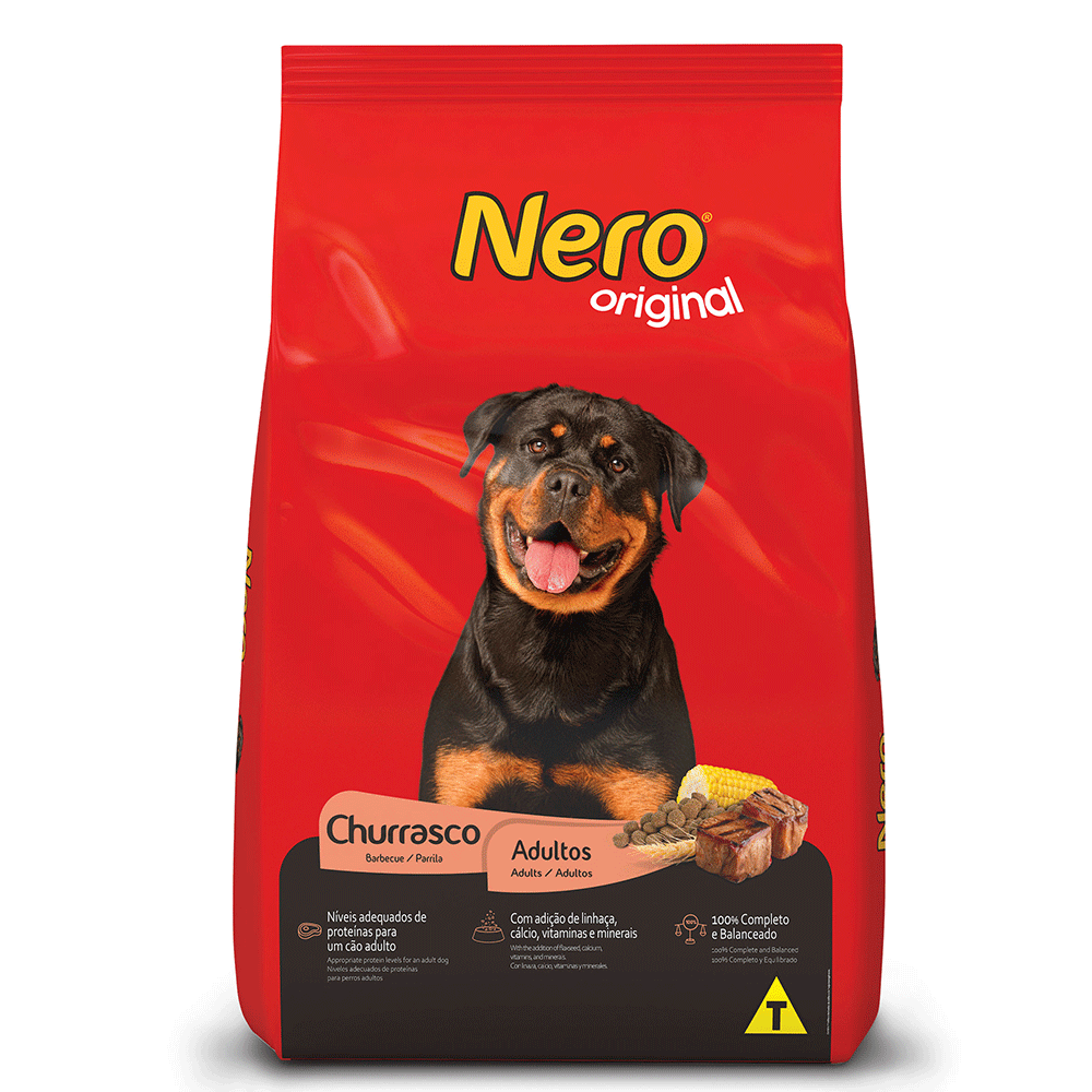 Ração Nero Original Cães Adultos Churrasco