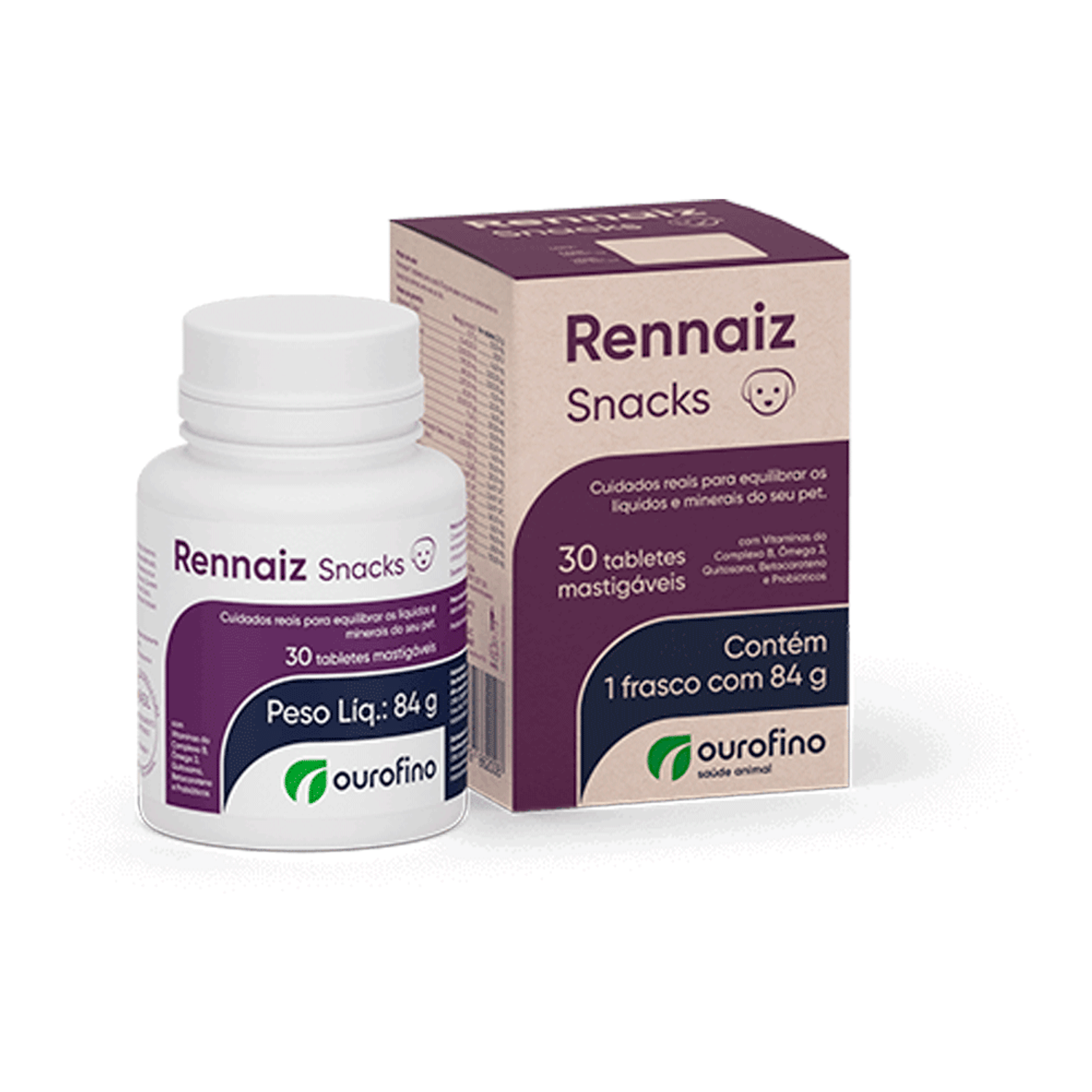 Suplemento Alimentar Rennaiz Snack Ourofino