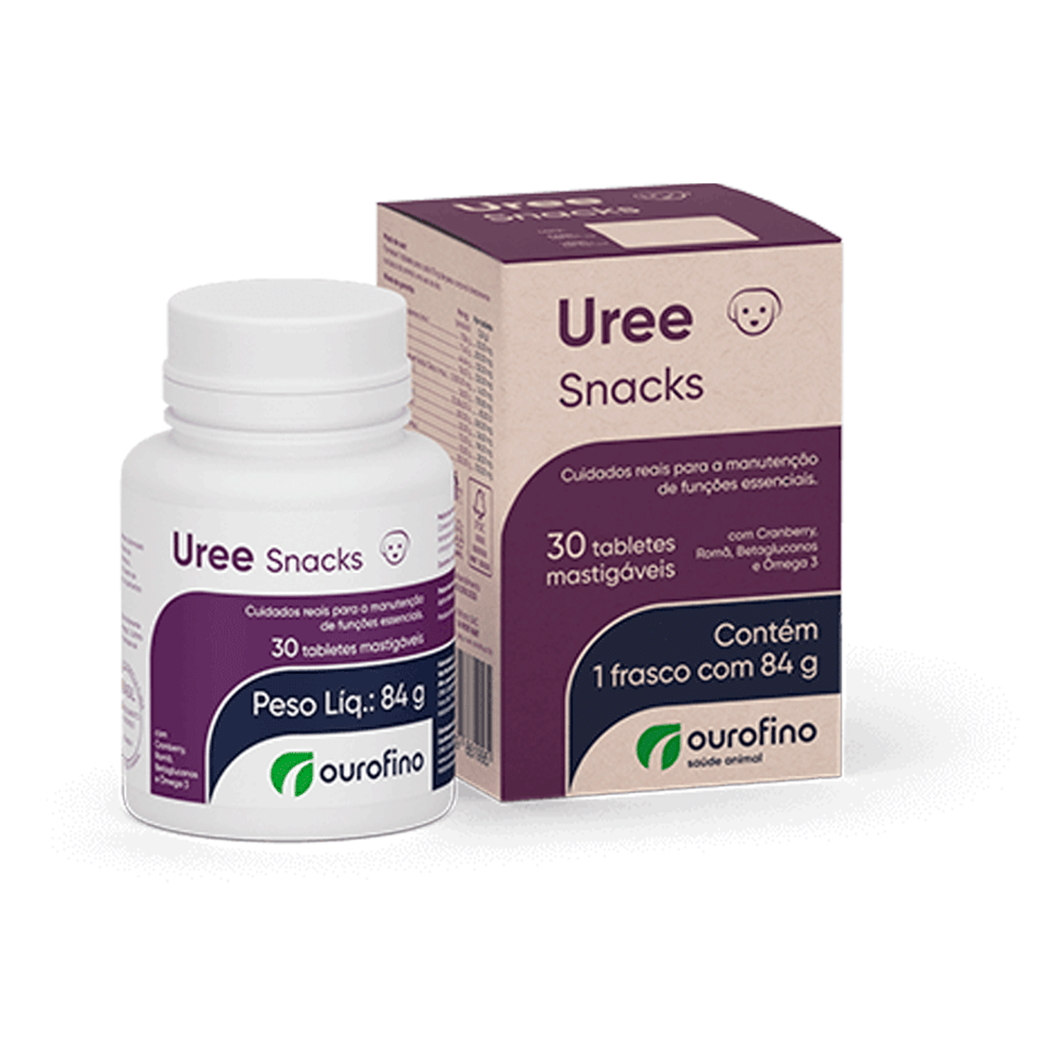 Suplemento Alimentar Uree Snacks Ourofino