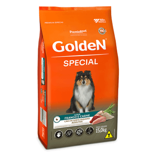 Ração Golden Special Cães Adultos Porte Pequeno Frango e Carne