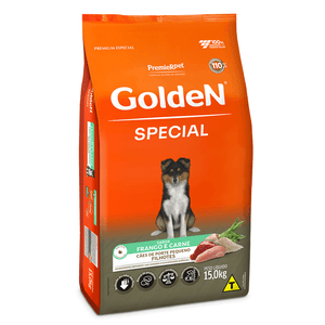 Ração Golden Special Cães Filhotes Porte Pequeno Frango e Carne