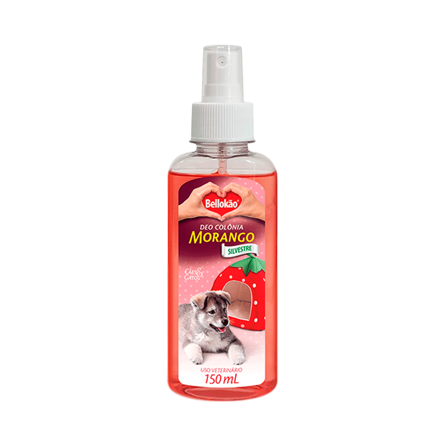 Colonia-para-Caes-e-Gatos-Morango-Bellokao-150ml