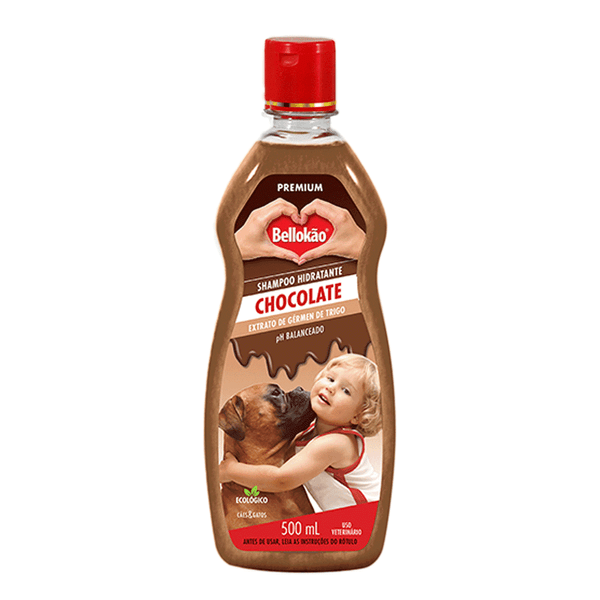 Shampoo para Cães e Gatos Chocolate Bellokão 500 ml