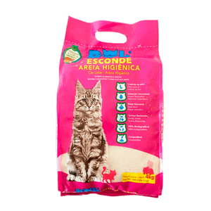 Areia Higiênica para Gatos Bob Esconde - 4 kg