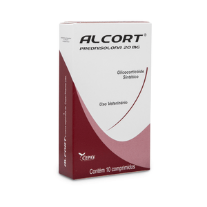 Alcort 20 mg anti-inflamatório Cepav - 10 comprimidos
