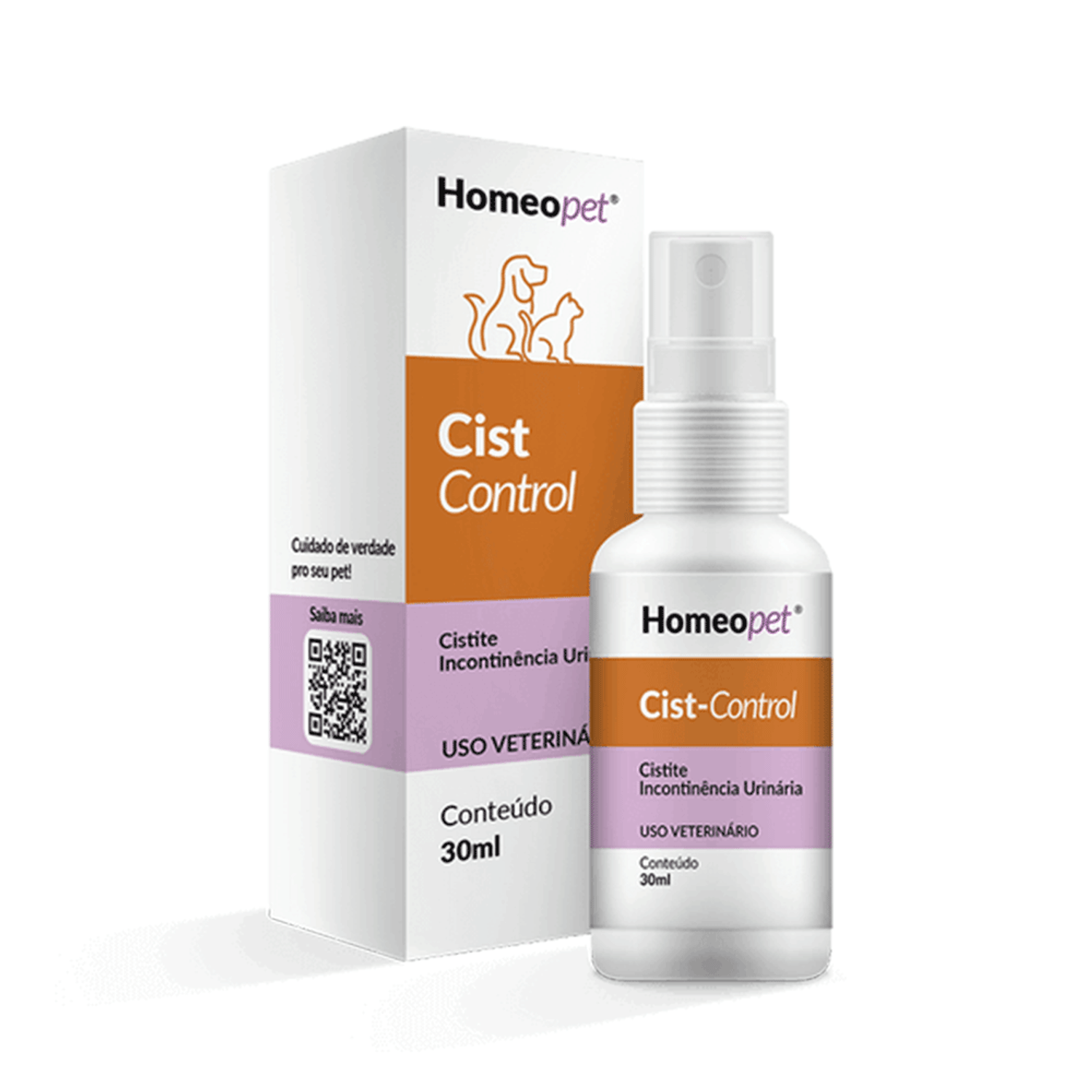 Sistema de Terapia Cist Control Homeo Pet 30ml