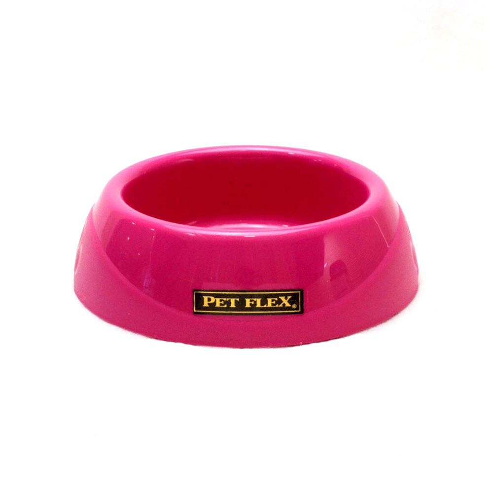 Comedouro para Cães Pet Flex Rosa