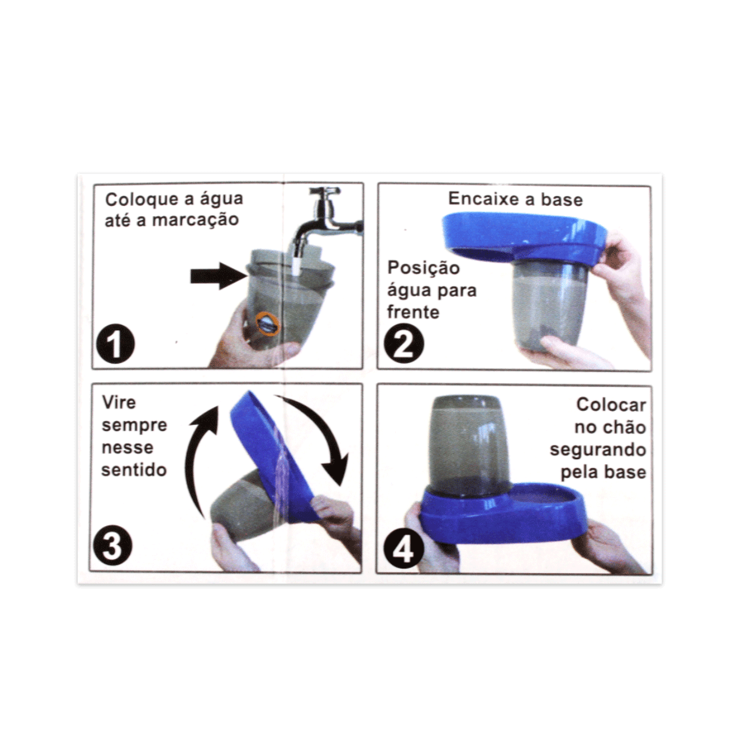 Bebedouro Automático Pet Flex modo de uso