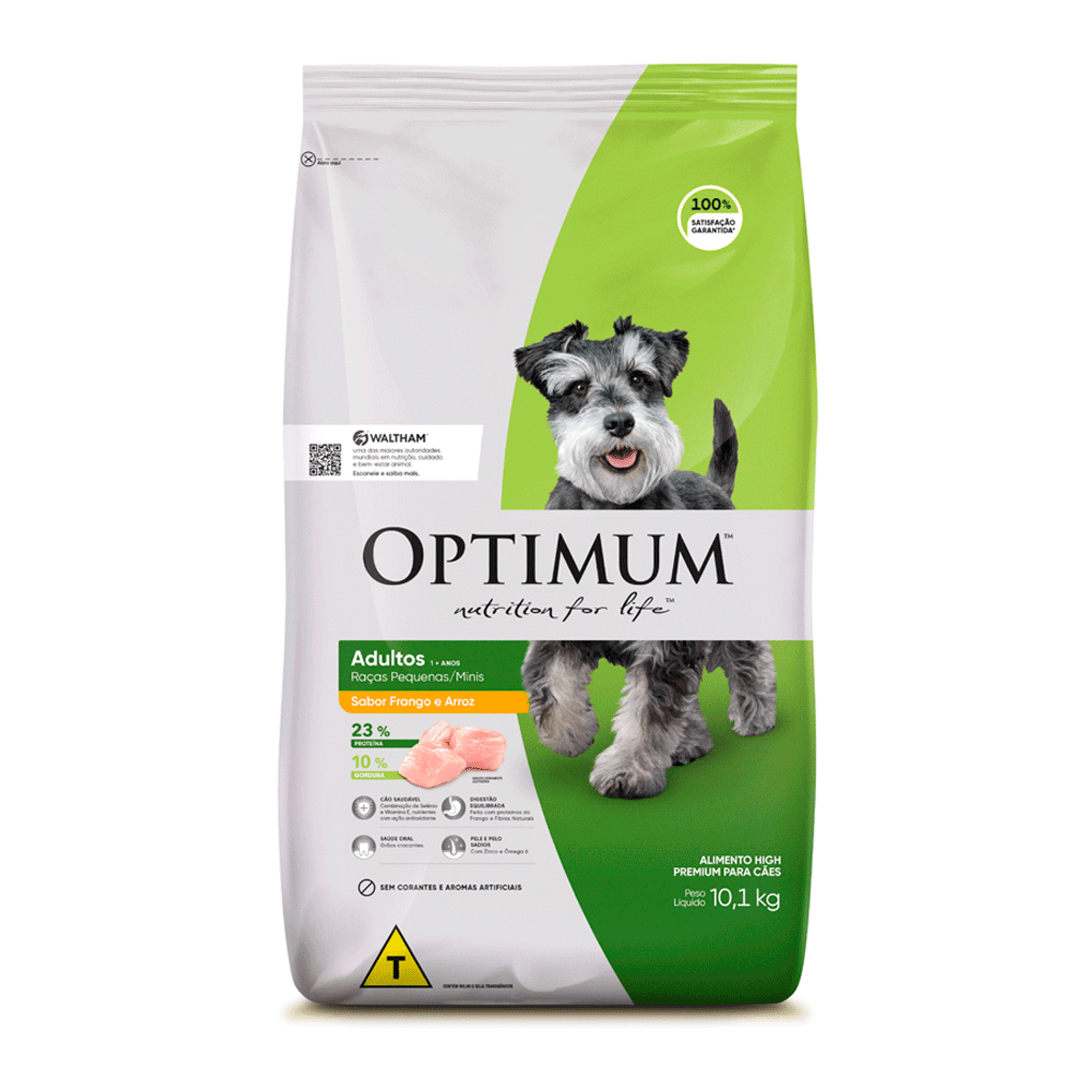 Ração Optimum para Cães Adultos Raças Pequenas e Mini Frango e Arroz 10kg