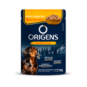 Ração Úmida Origens Cães Adultos Porte Pequeno Frango com Cenoura - 85g
