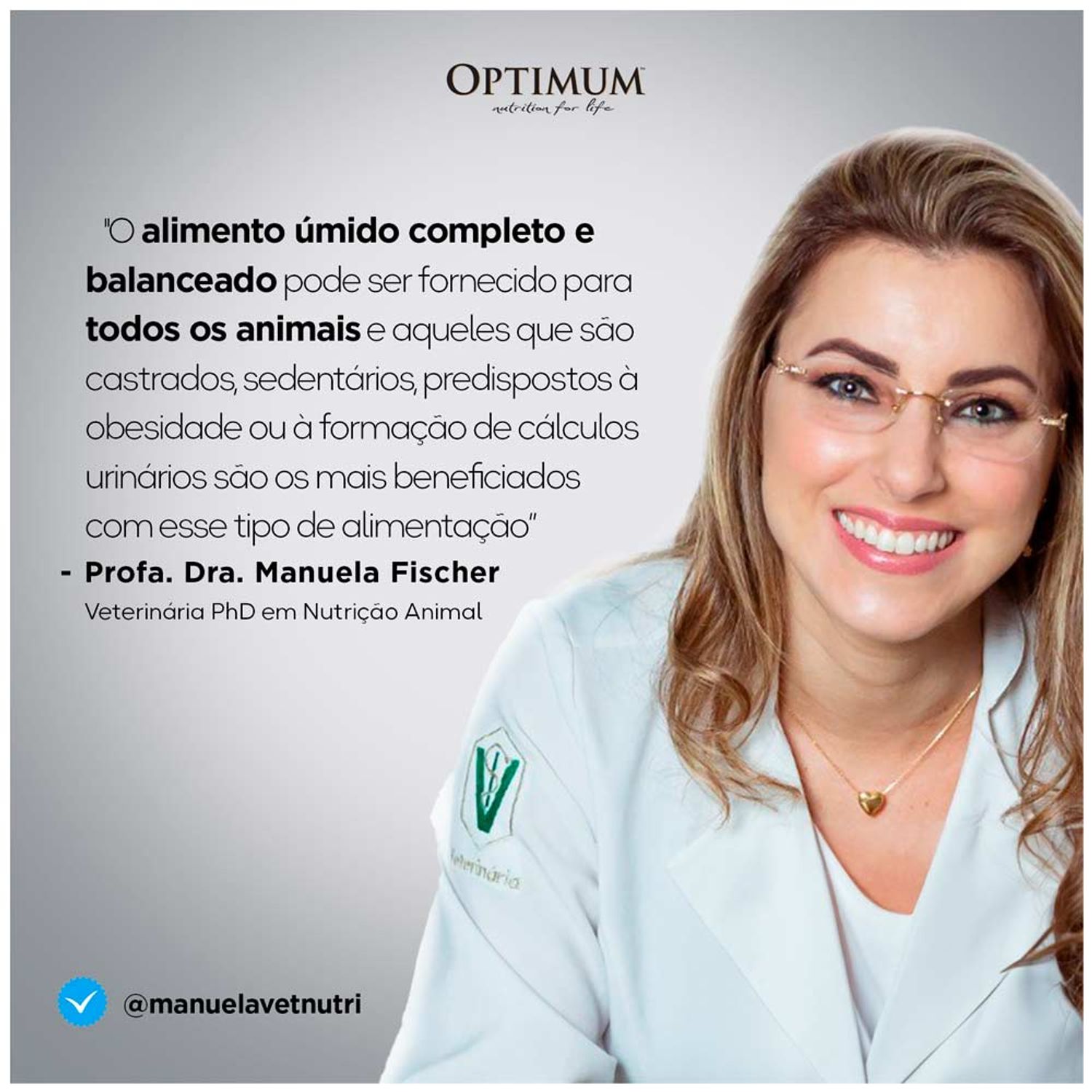 Indicado por veterinários