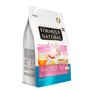 Ração Fórmula Natural Life Super Premium Cães Adultos Mini e Pequeno