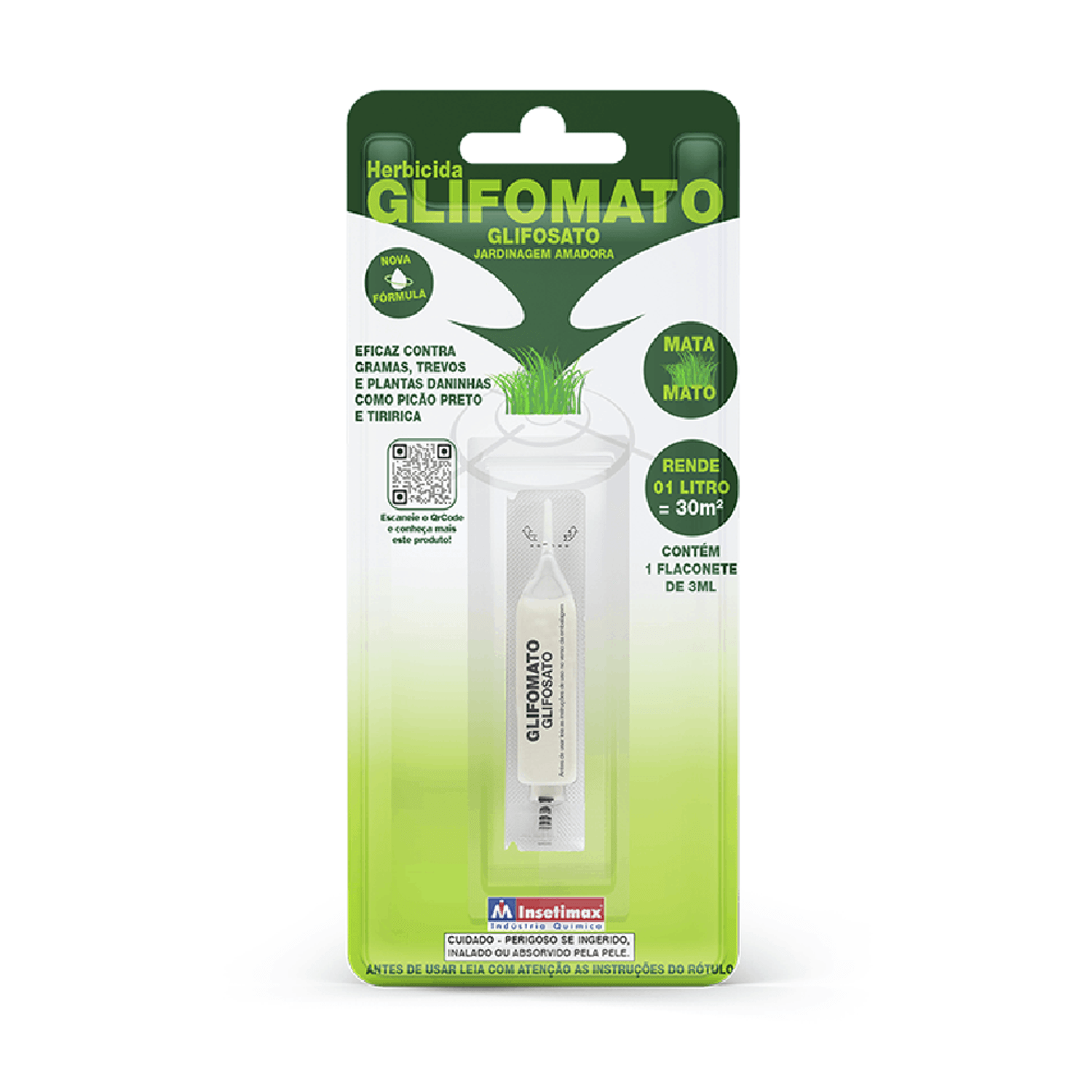 Glifomato embalagem 3 ml