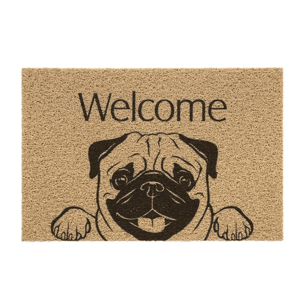 Tapete Vinil Welcome Pug Kapazi