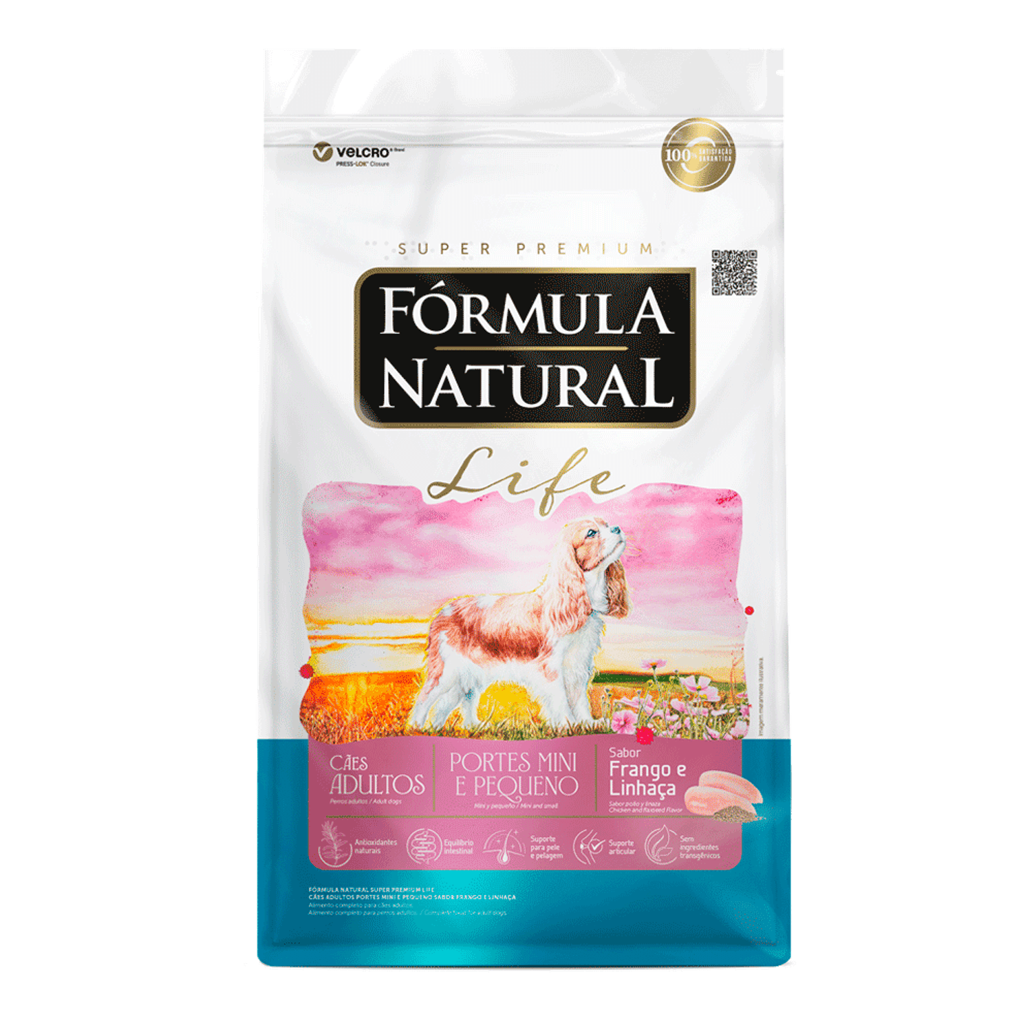 Racao-Formula-Natural-Life-Caes-Adultos-Mini-e-Pequeno-15-kg-frente
