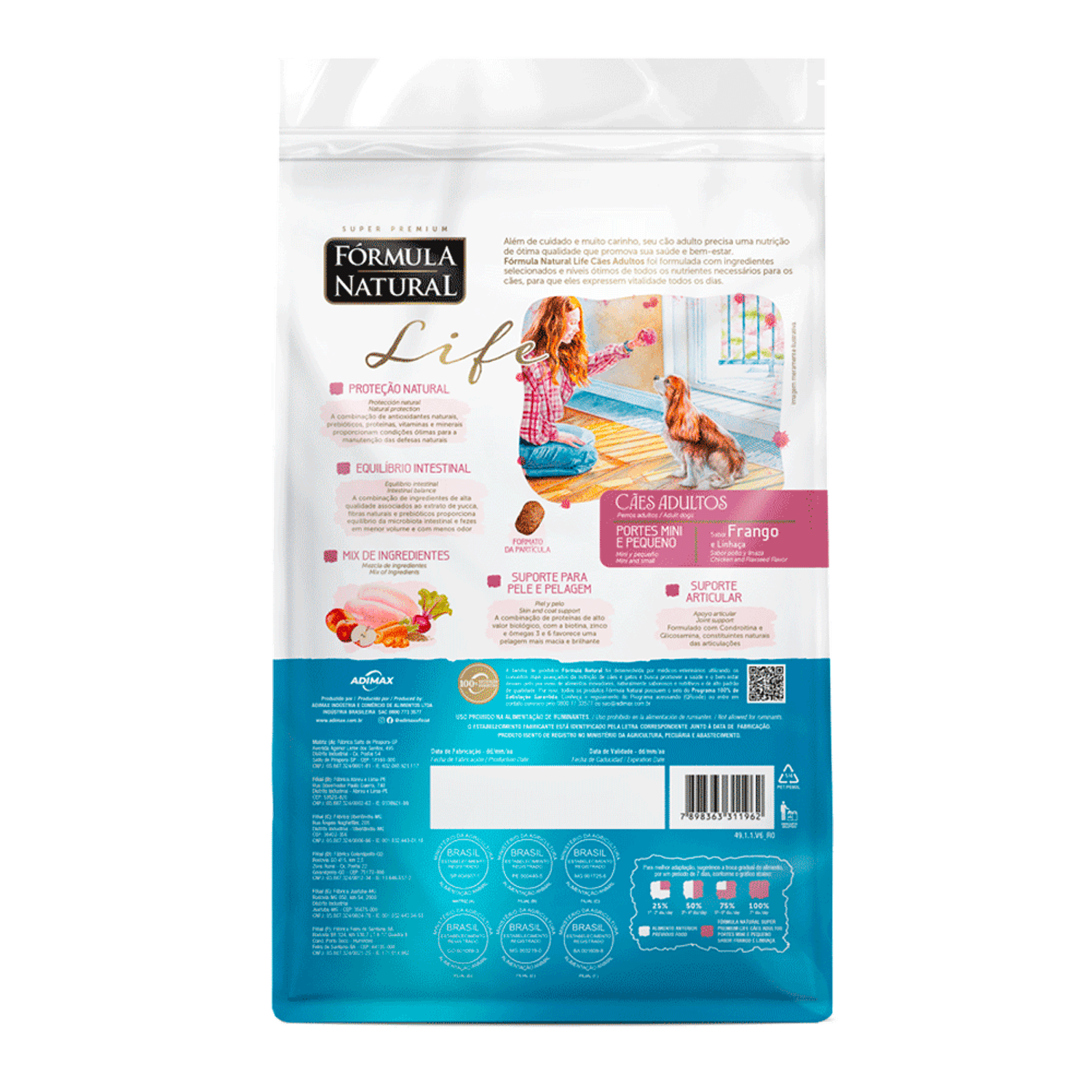 Racao-Formula-Natural-Life-Caes-Adultos-Mini-e-Pequeno-15-kg-verso