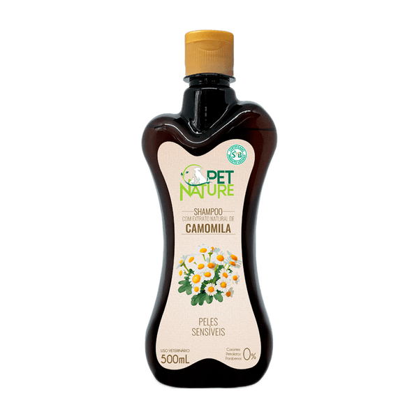 Shampoo Peles Sensíveis PetNature 500 ml