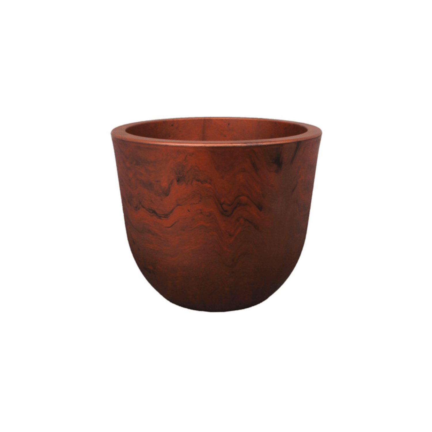 Vaso Concept Redondo Japi Aço Corten N° 1