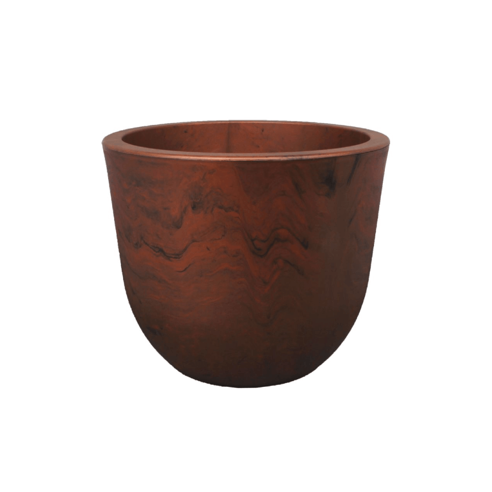 Vaso Concept Redondo Japi Aço Corten