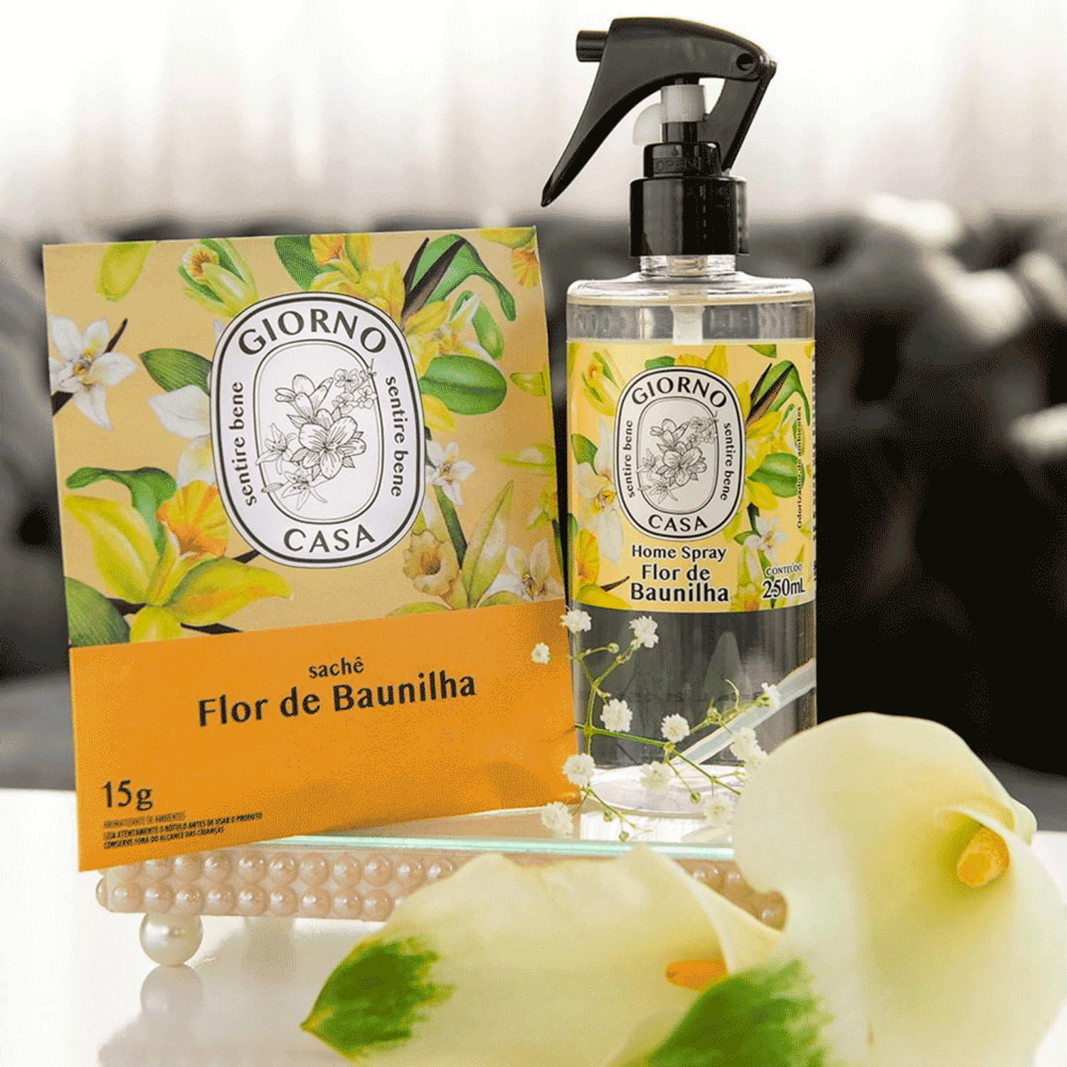 Sachê e Home Spray